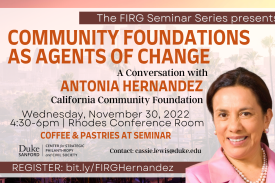 FIRG Seminar featuring Antonia Hernandez